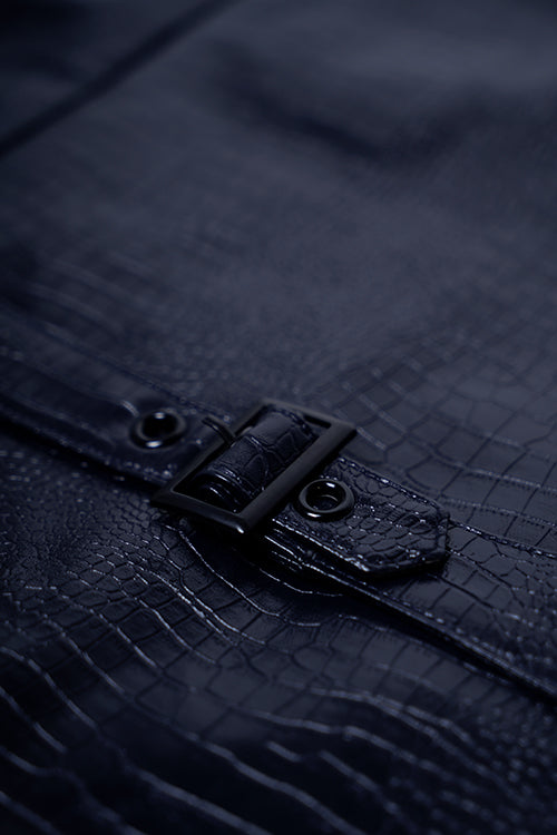 The Hideout Clothing - Crocodile Skin Fisherman Utility Vest