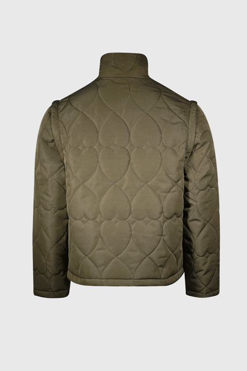 The Hideout Clothing - White Lines Waterproof Puffer Jacket