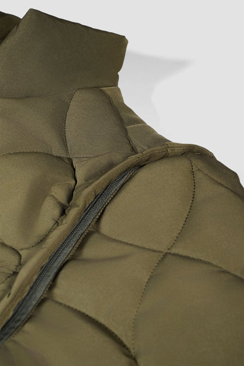 The Hideout Clothing - White Lines Waterproof Puffer Jacket