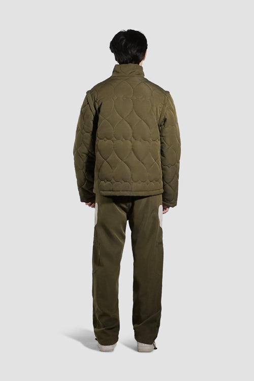 The Hideout Clothing - White Lines Waterproof Puffer Jacket