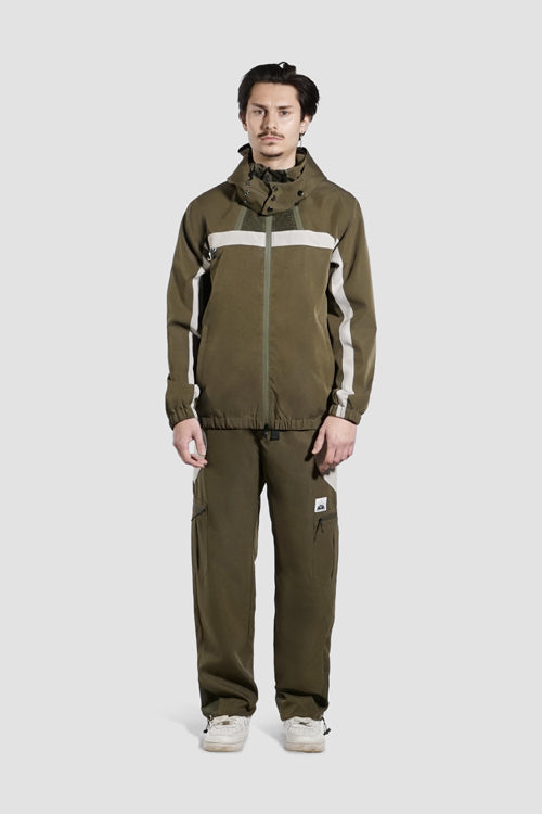 The Hideout Clothing White Lines Waterproof Utility Jacket