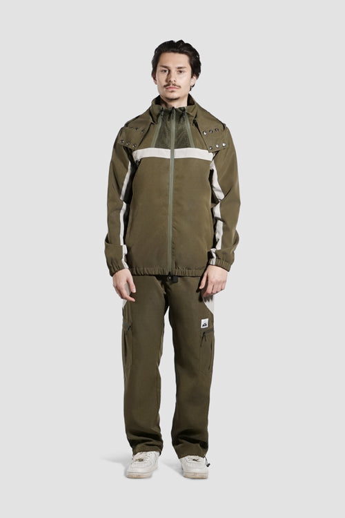 The Hideout Clothing White Lines Waterproof Utility Jacket