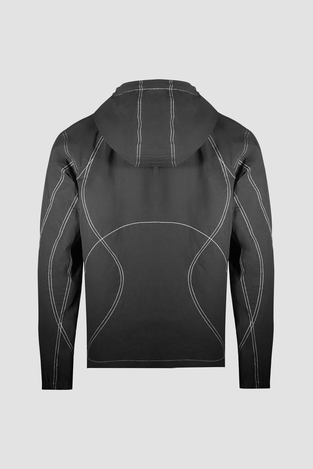 Orbit Stitch Waterproof Track Jacket Black
