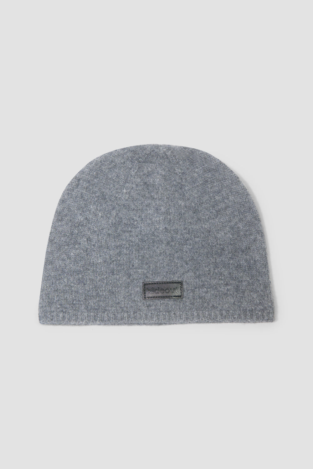 Patch Wool Beanie Grey