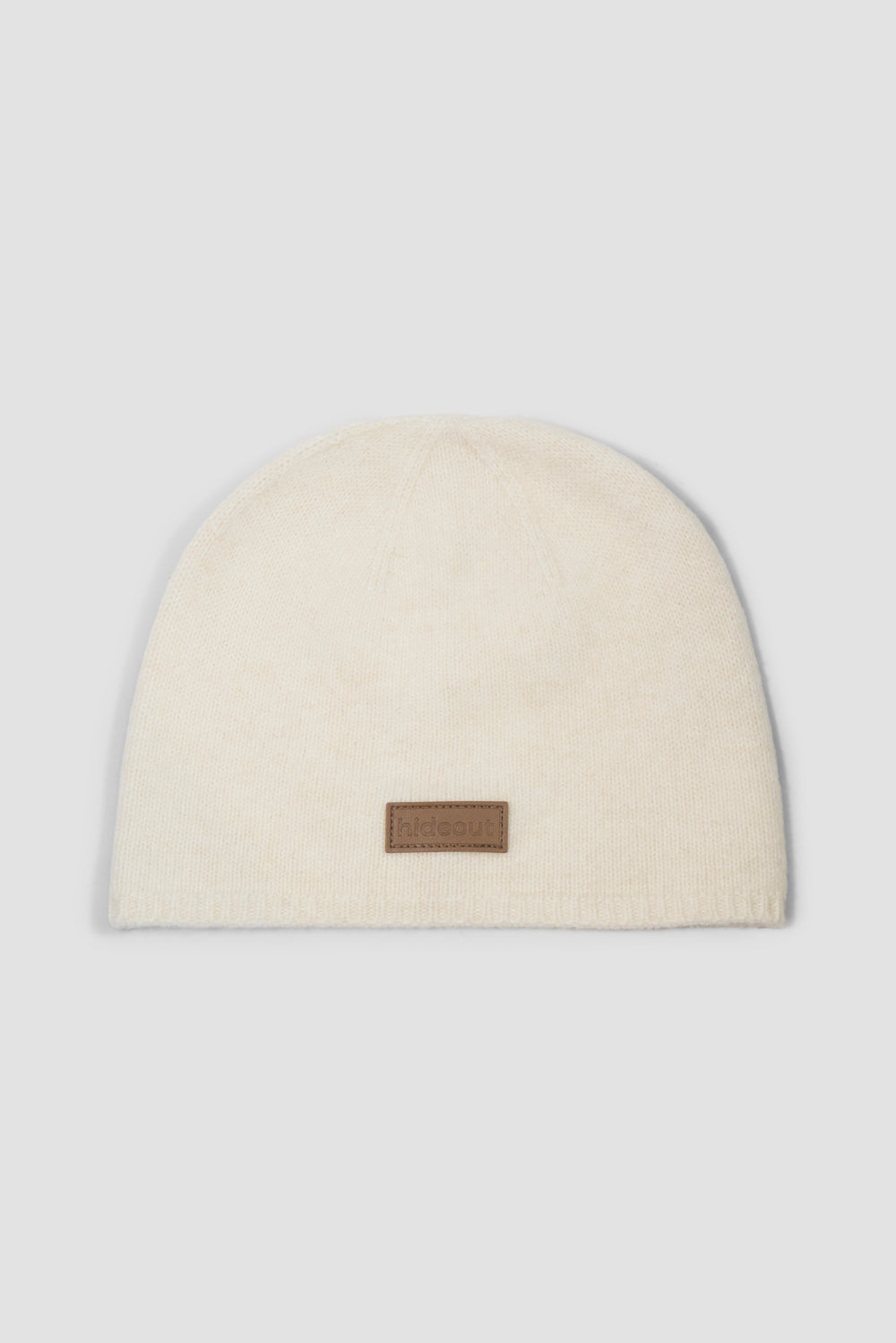 Patch Wool Beanie White
