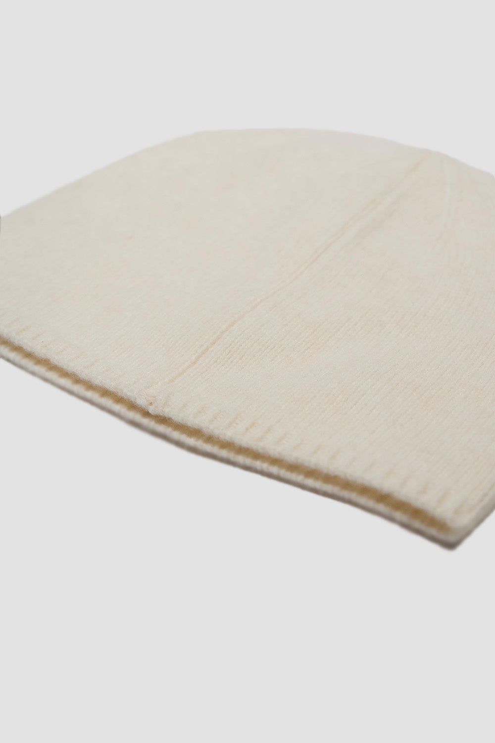 Patch Wool Beanie White