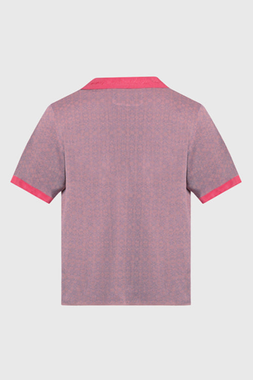 The Hideout Clothing - Racket Club Buttonless Crochet Polo