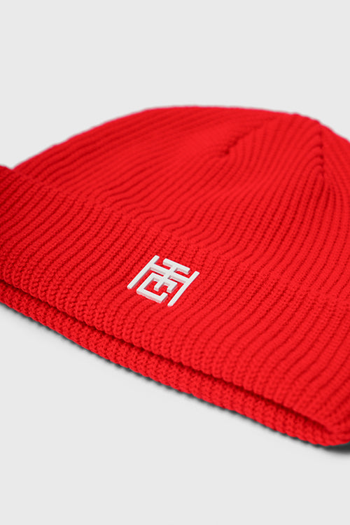 The Hideout Clothing - Emblem Ribbed Fisherman Beanie