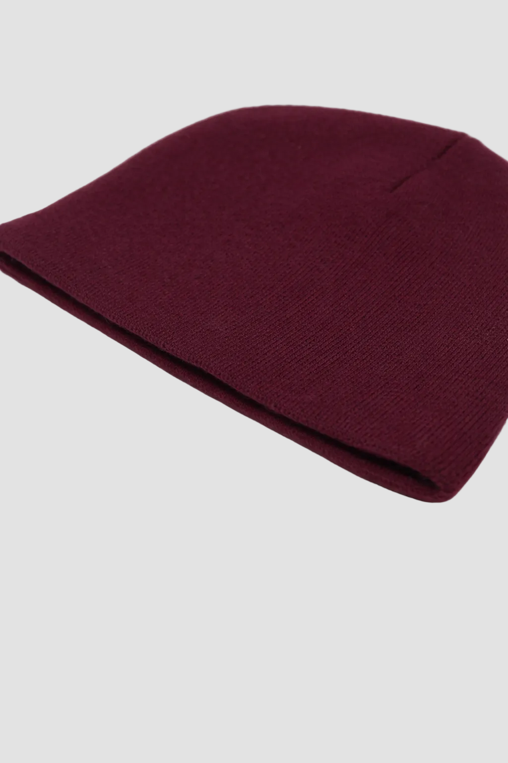 Script Merino Wool Beanie Red