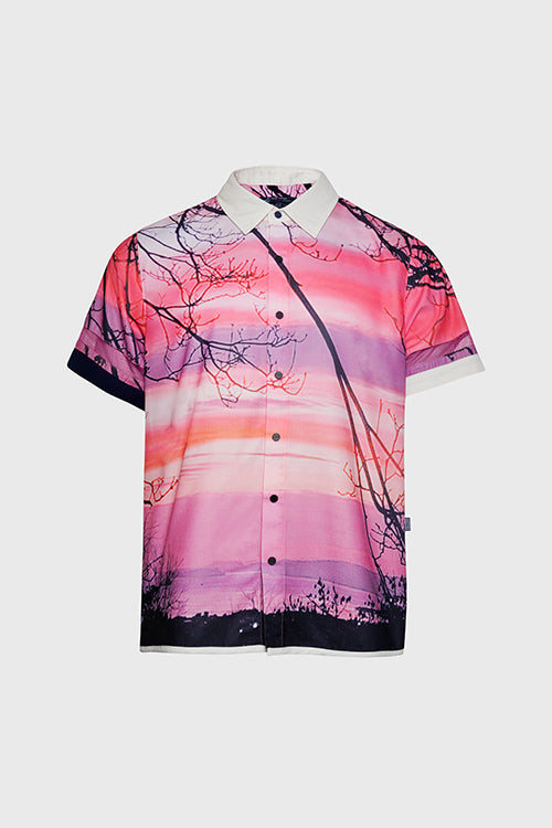 The Hideout Clothing - Lost in Paradise Short-sleeve Button-up Shirt