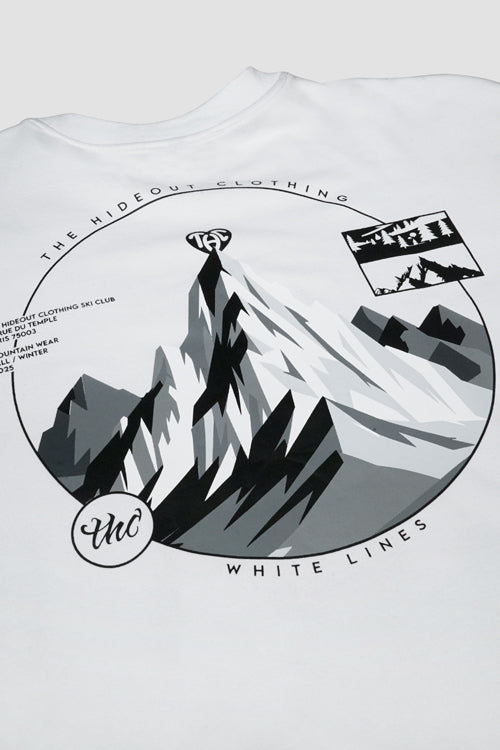 The Hideout Clothing - White Lines Tee