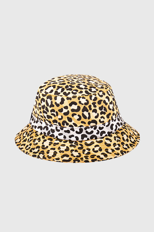 Tropics Leopard Denim Bucket Hat - The Hideout Clothing