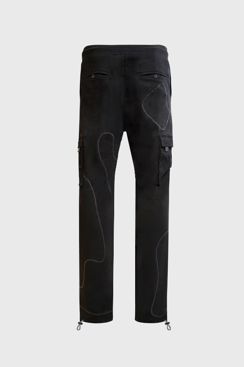 Zig Zag Patchwork Cargo Joggers Pants - The Hideout Clothing