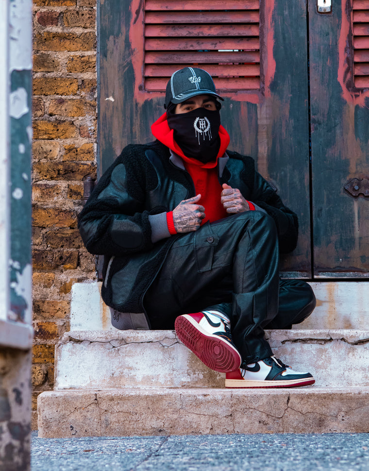 Waxed Faux Leather Comfortable Jeans - The Hideout Clothing