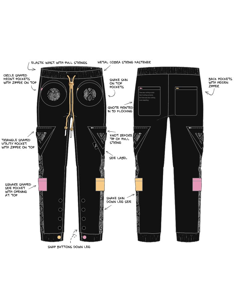 Unisex Streetwear Cargo Joggers Pants - contemporary luxury streetwear -  The Hideout Clothing