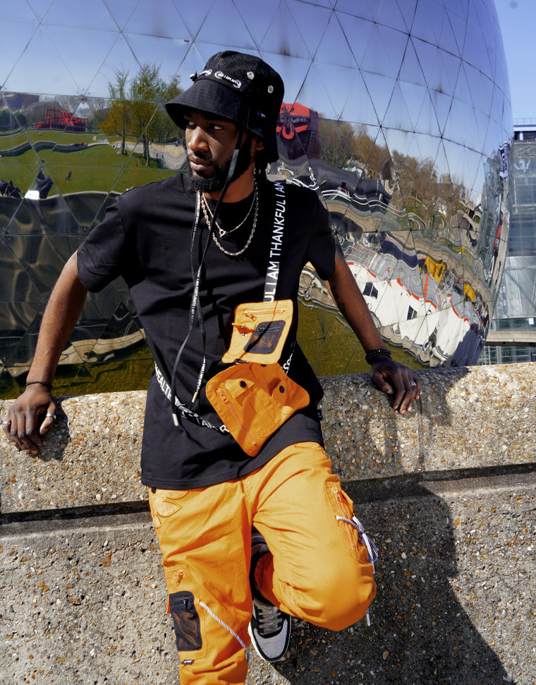 Blossom Utility Side Bag Tee - The Hideout Clothing