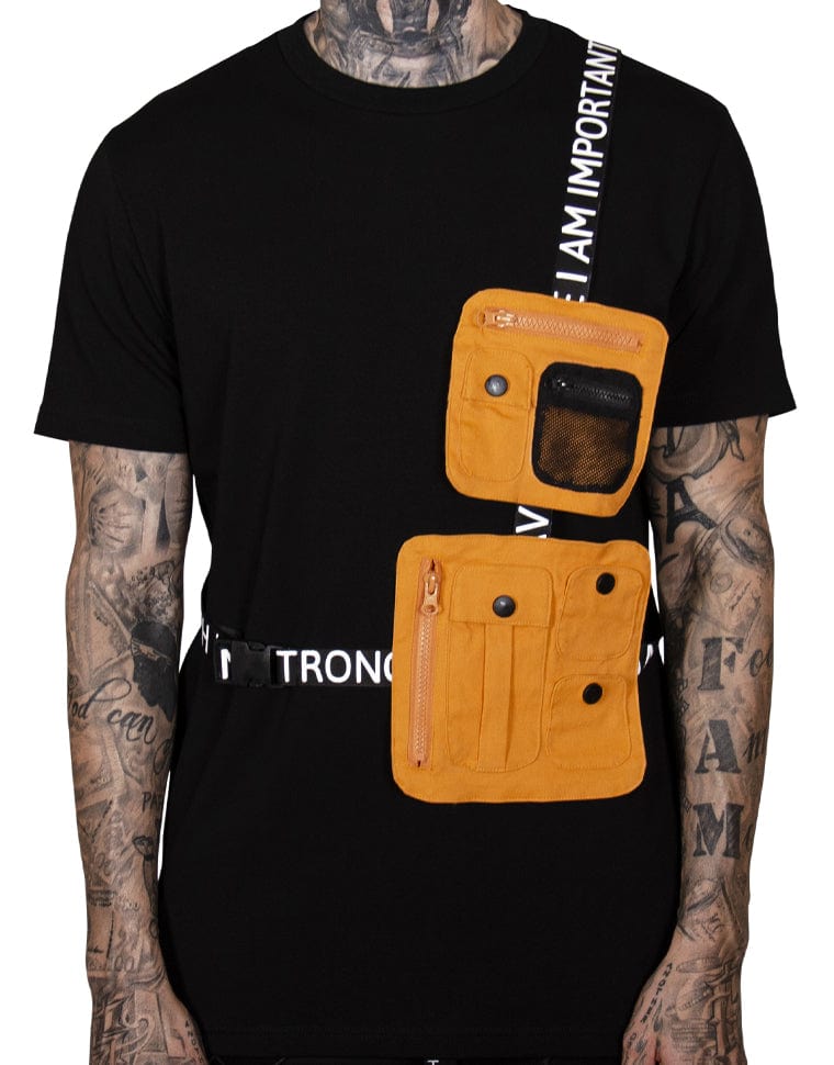 Blossom Utility Side Bag Tee - The Hideout Clothing