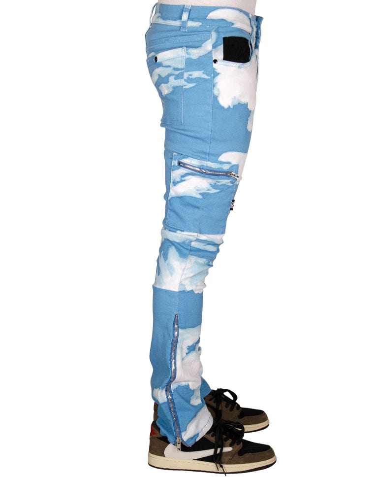 RIFLE MENS ARC Leg Denim Jeans Skinny Pants Blue Size W38 L31 £21.24 -  PicClick UK