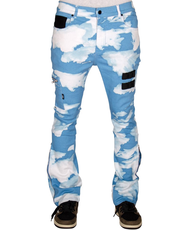 + Rifle Cloud Bleached Denim Jeans - The Hideout Clothing