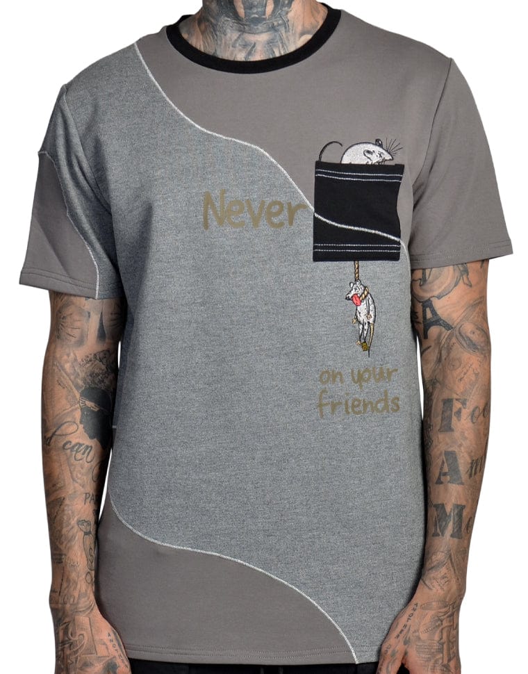 Never Rat Reworked Pocket Tee - The Hideout Clothing